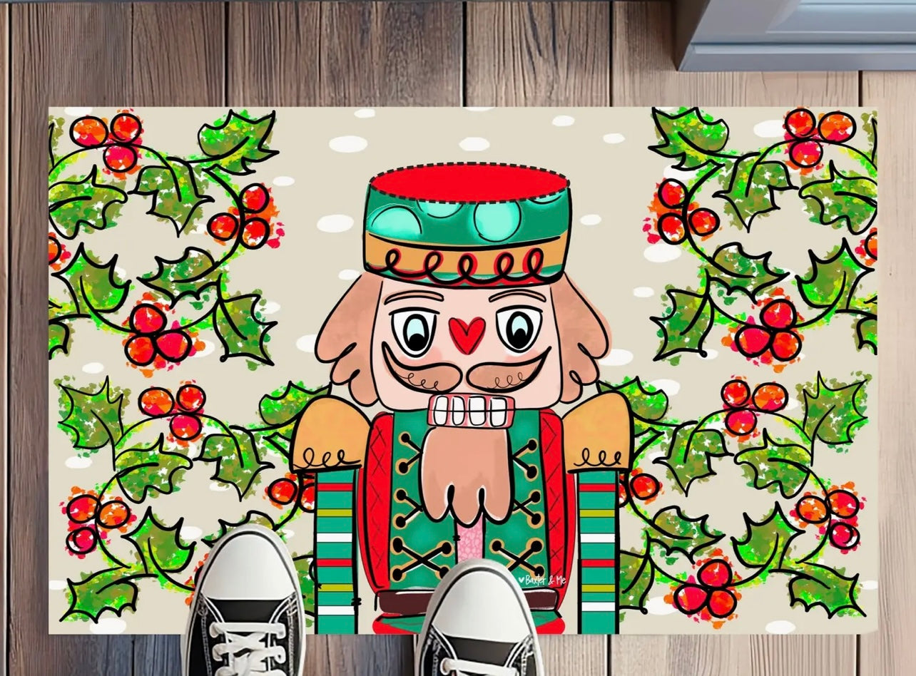 Checkered Nutcracker Rug