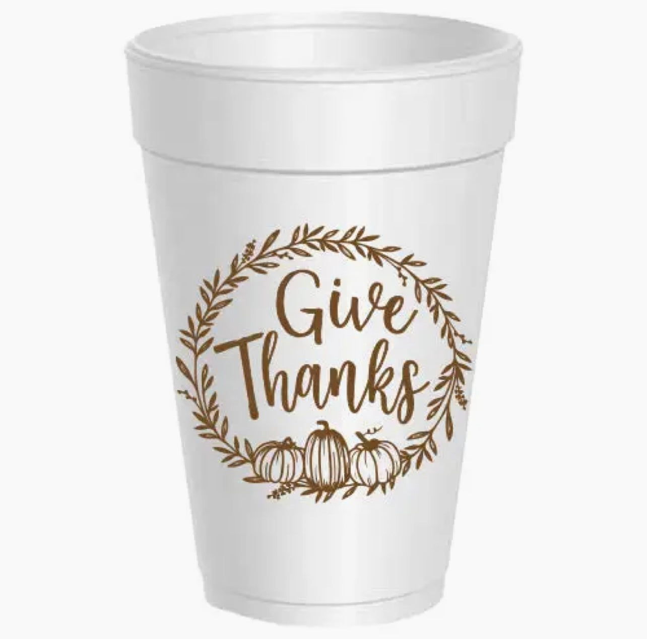 Give Thanks Pumpkin Wreath - 10 Pack