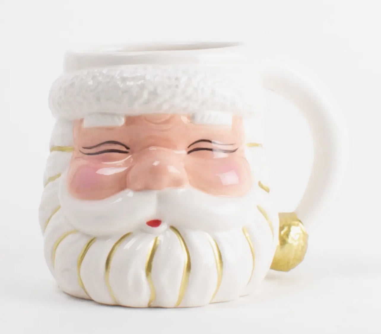 8 Oak Lane White Santa Mug