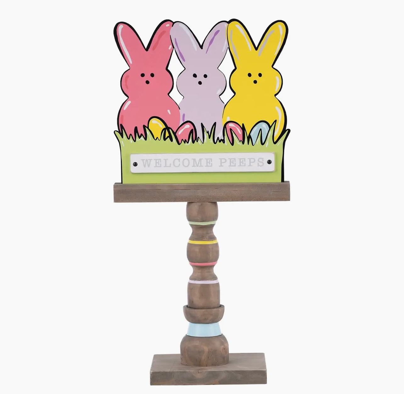 Three Silly Peeps Easter Stand