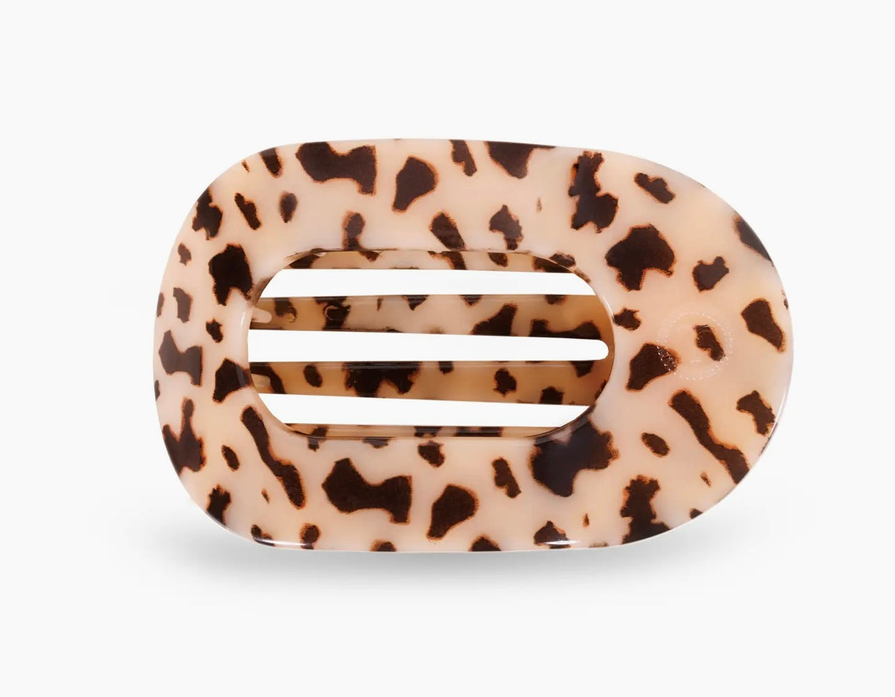 Teleties Blonde Tortoise Flat Clip- Medium