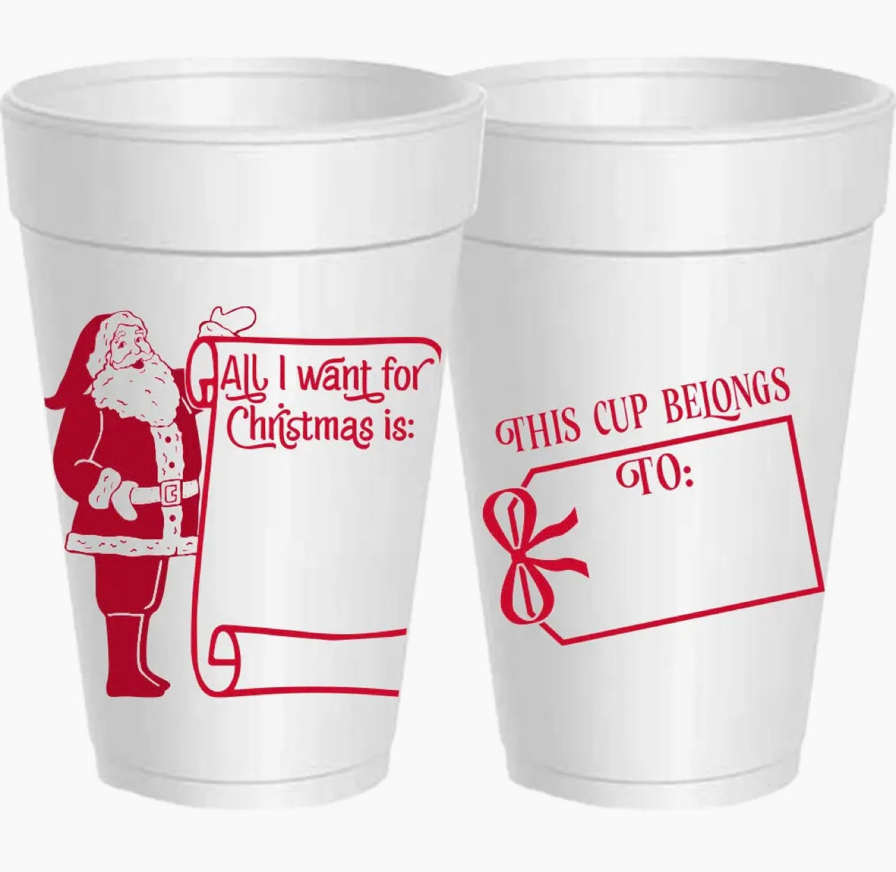 This Cup Santa List - 10 Pack