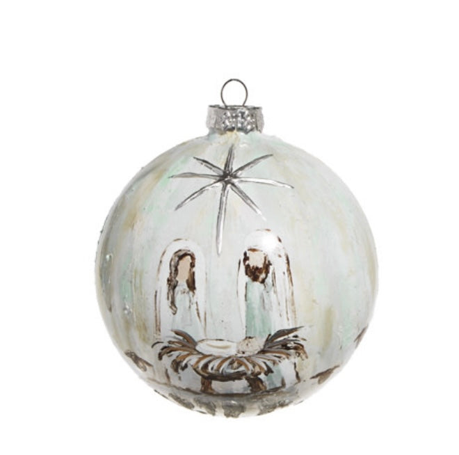 RAZ Holy Family Ball Ornament
