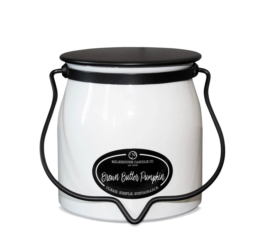 Butter Jar 16 oz: Brown Butter Pumpkin