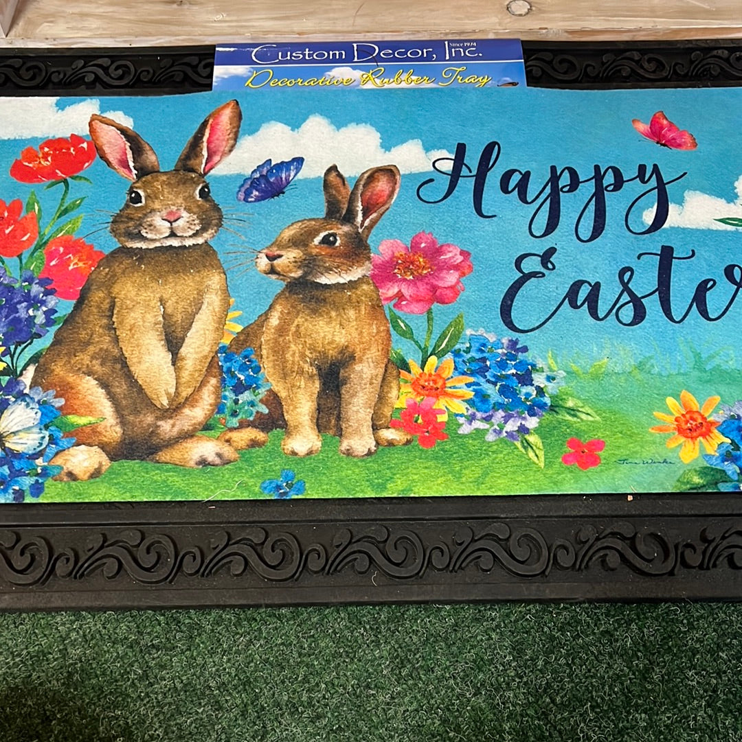 CD Brown Bunnies Rug