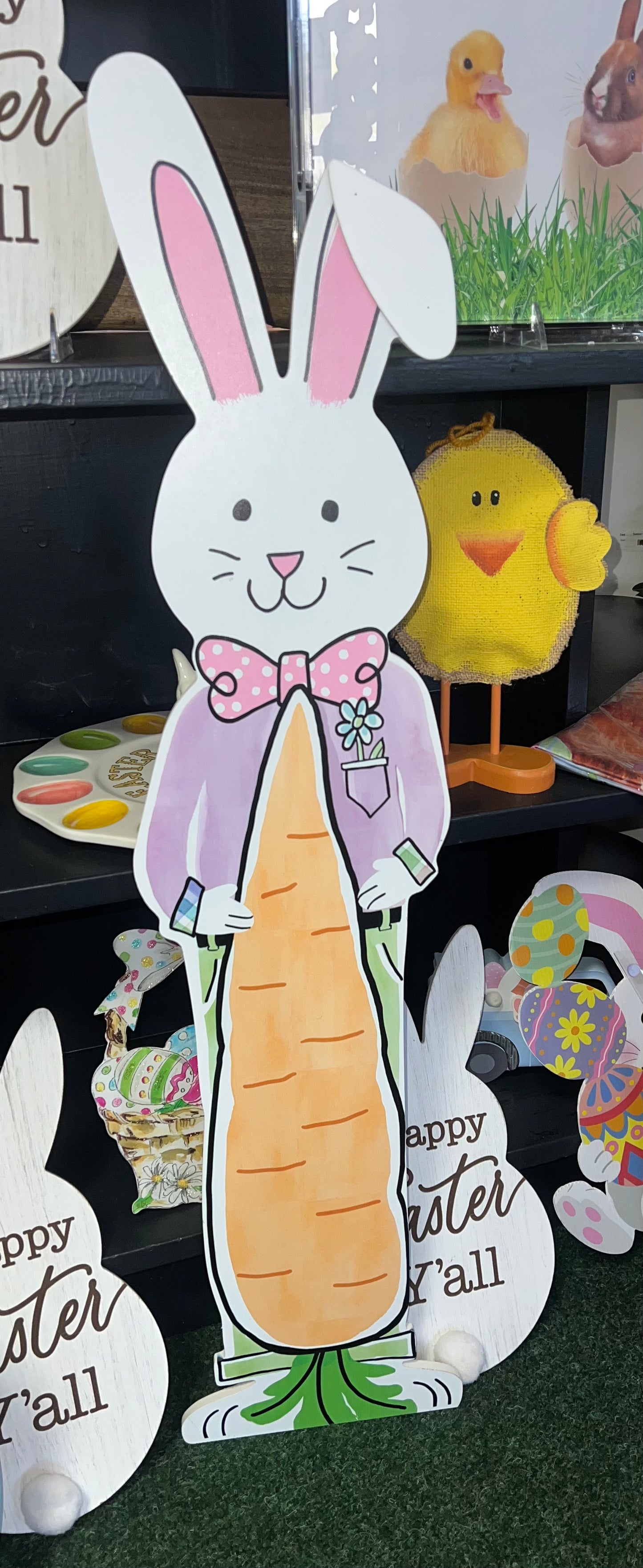 B&B Tall Bunny W/Carrot