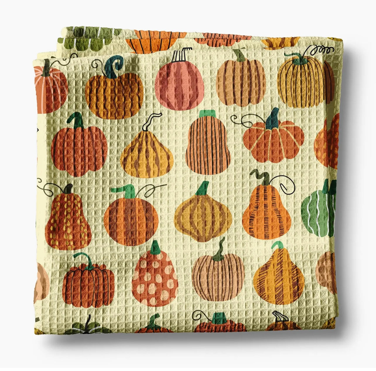 Pumpkin Patch Autumn Foliage Fall Farm Kitchen Towel
