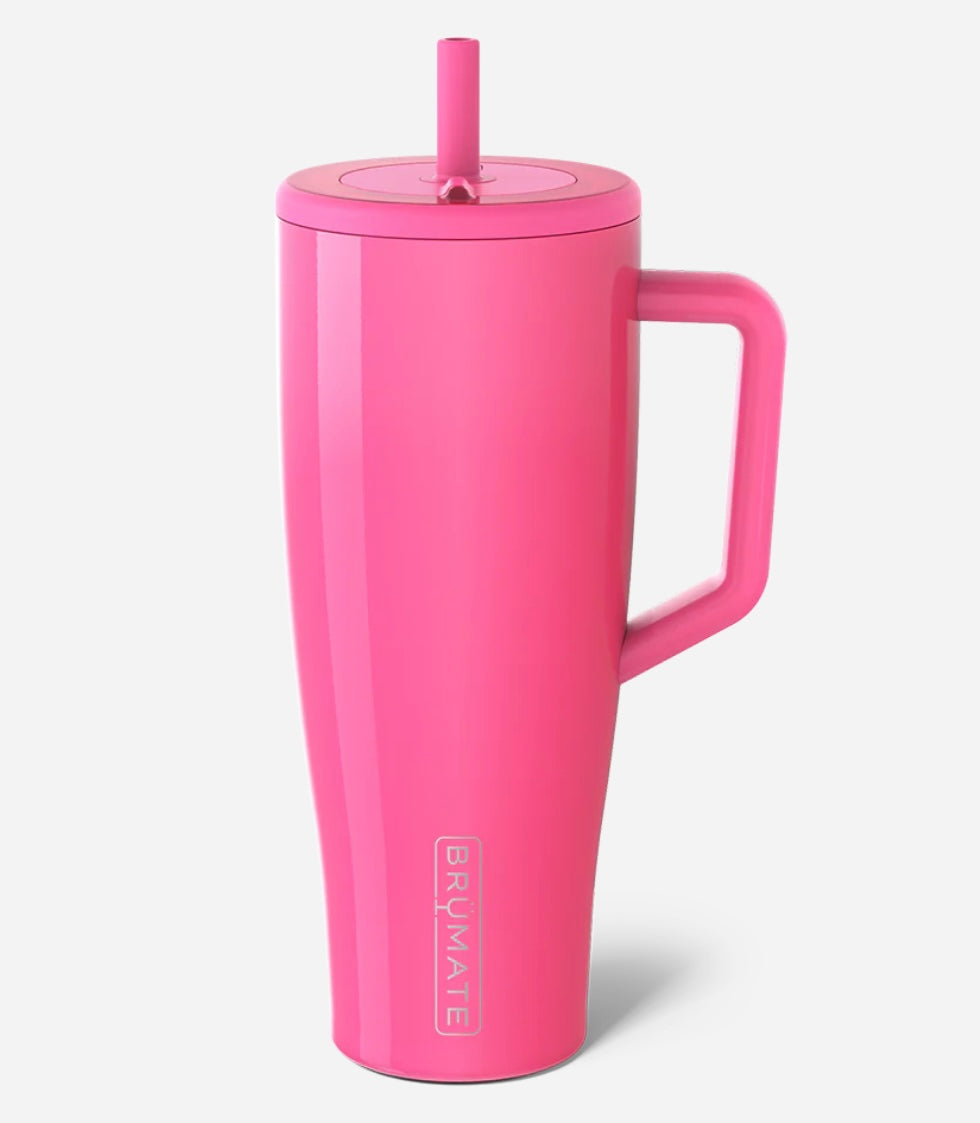 Brumate Era 40oz- Straw Tumbler- Neon Pink