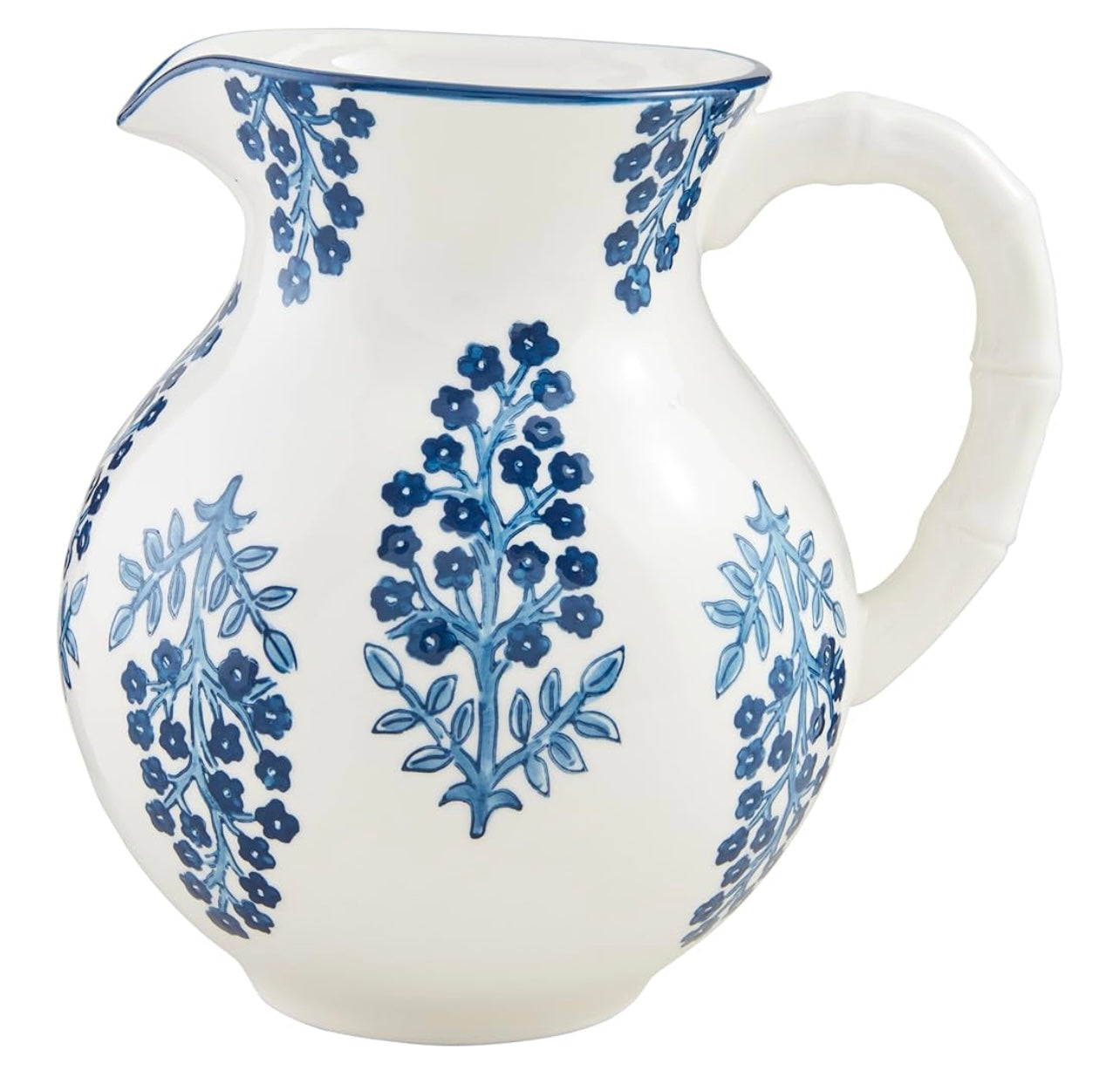 Block Print Pitcher