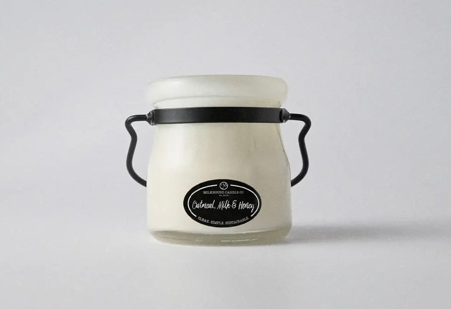 5 oz Cream Jar Candle: Oatmeal, Milk, & Honey