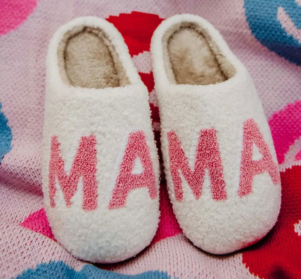 Pink MAMA Slippers M/L