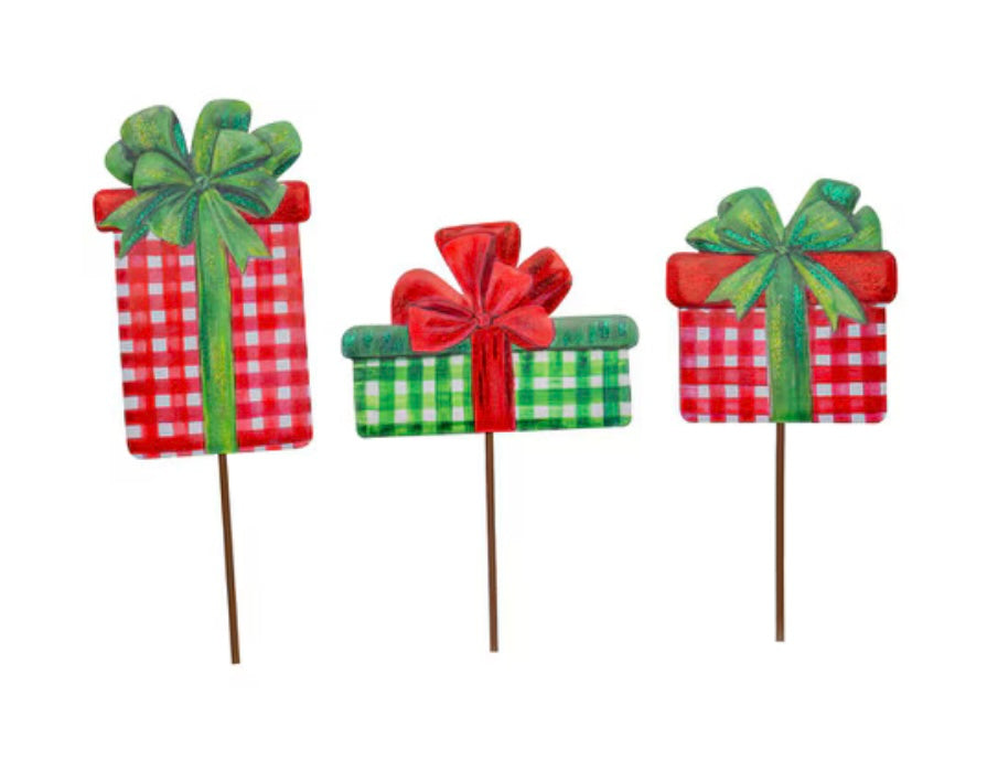 Round Top Gingham Gift