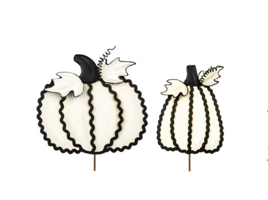 Round Top Ric Rac Pumpkin Large