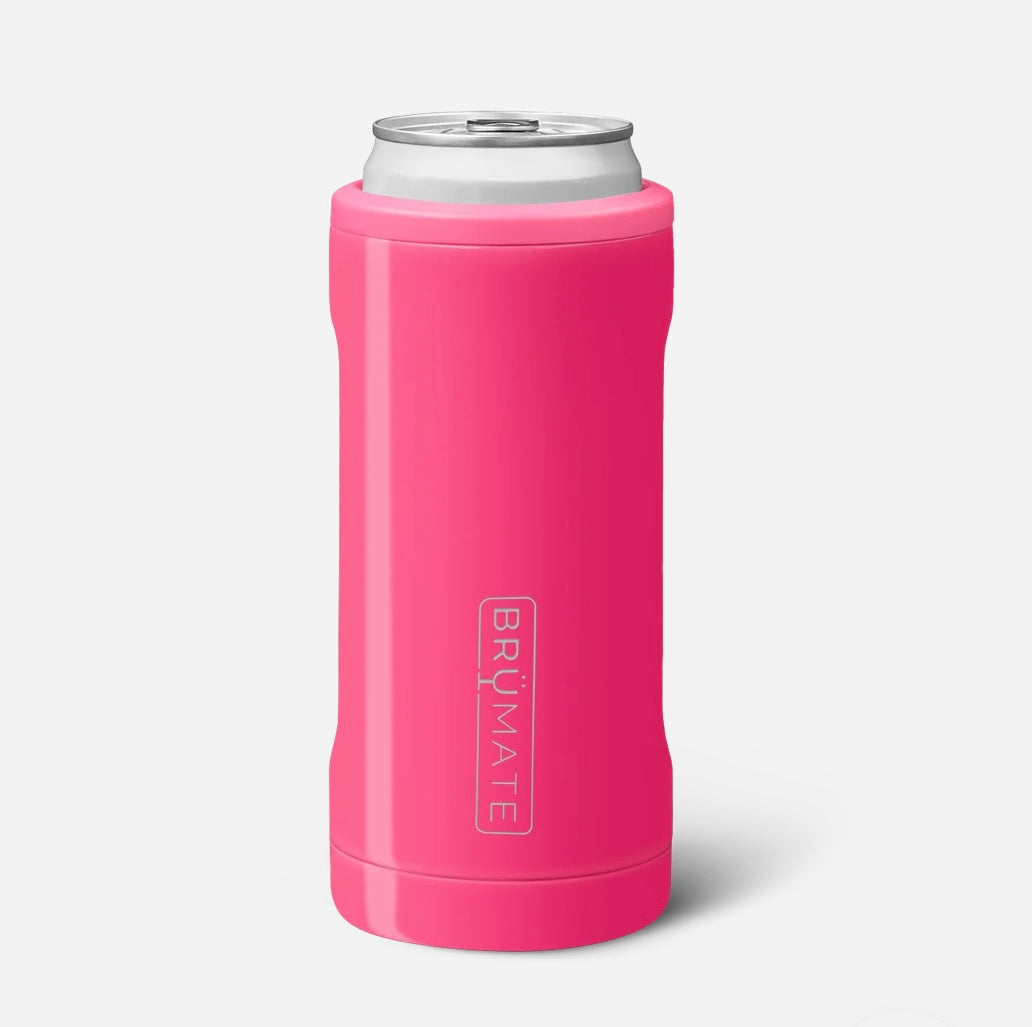 Brumate Hopsulator Slim- Neon Pink