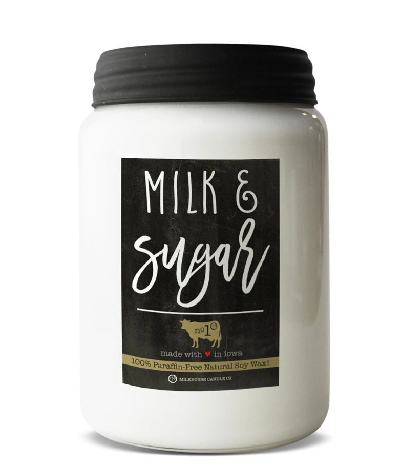 Farmhouse Apothecary Jar 26 oz: Milk and Sugar