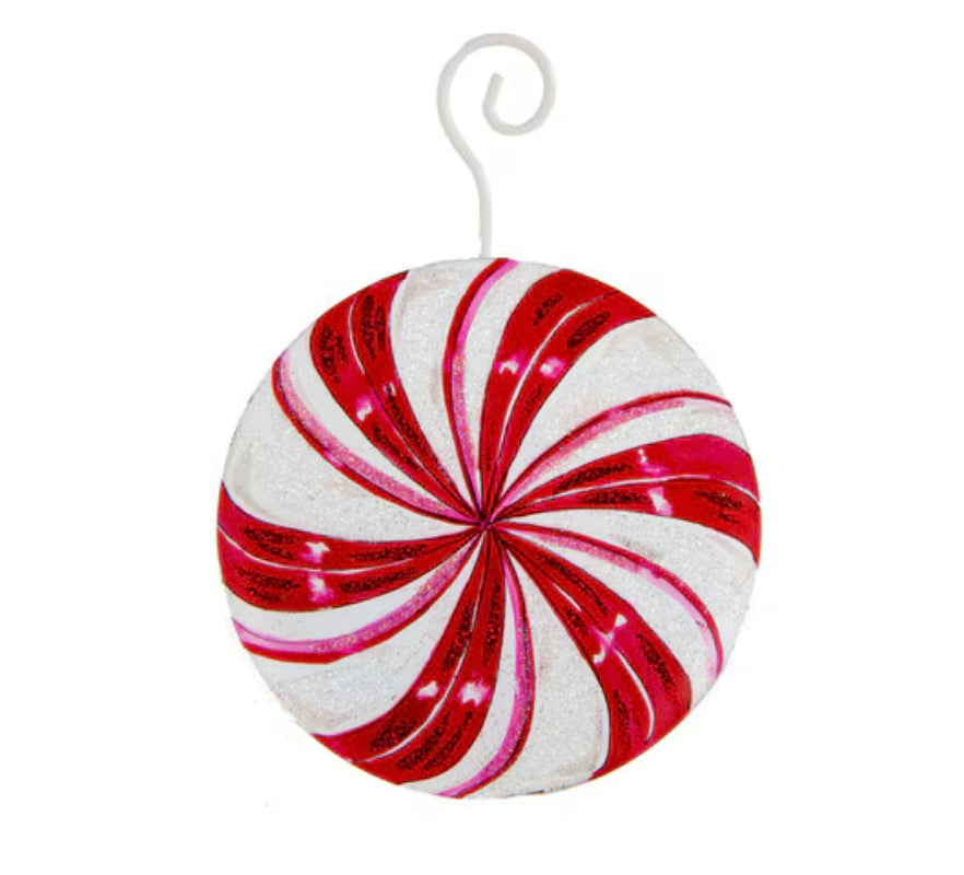 Round Top Peppermint Ornament