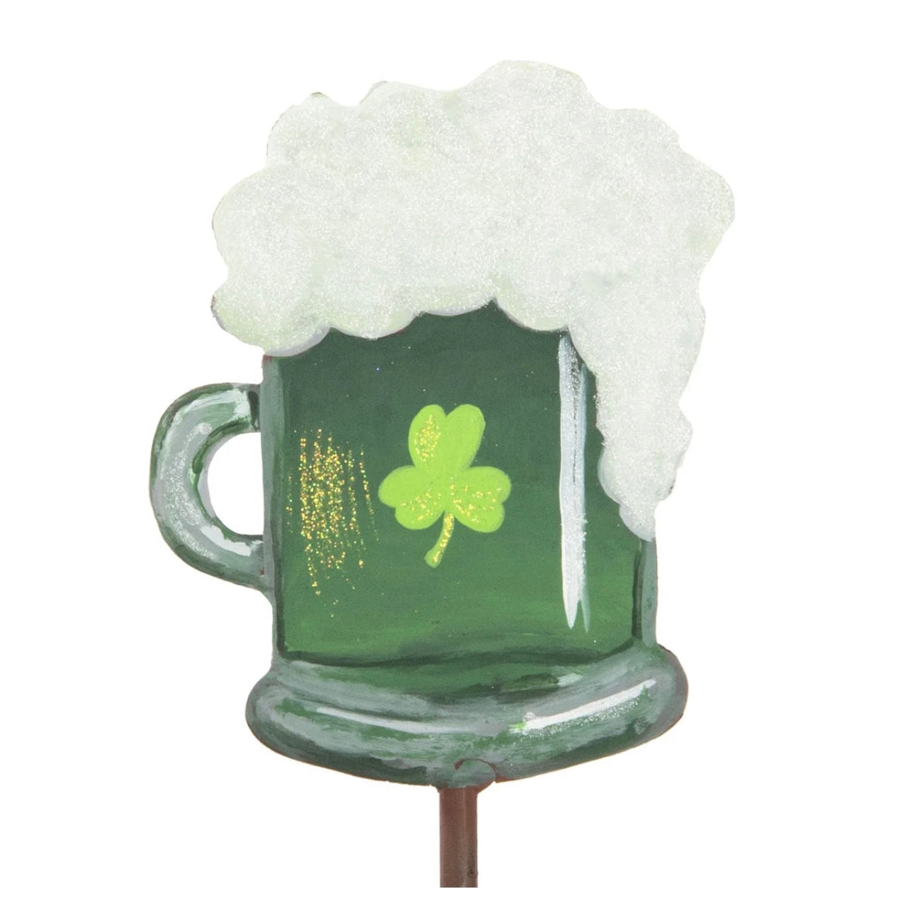 Round Top Collection Green Beer Mug Finial