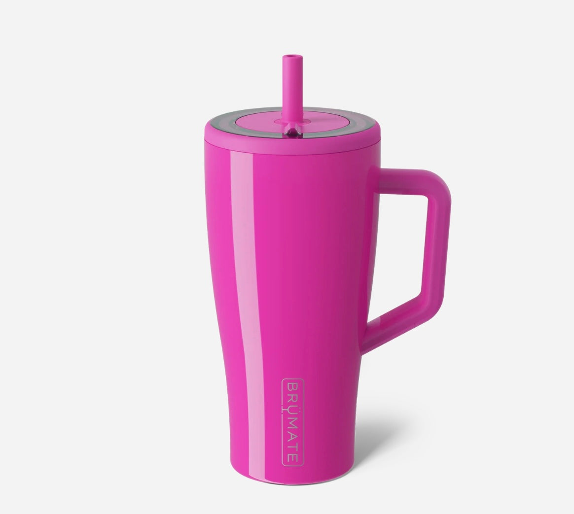 Brumate Era 30oz- Straw Tumbler- Vivid Magenta