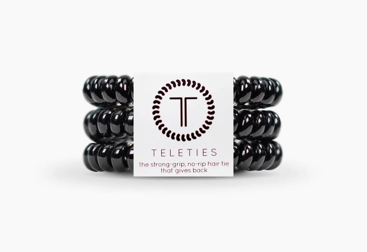 Teleties Jet Black - Small