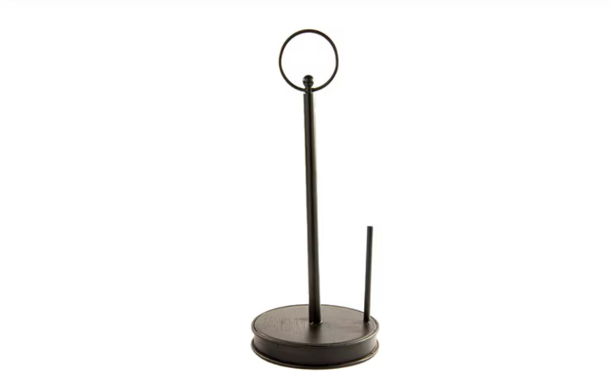 Round Top Paper Towel Finial Holder