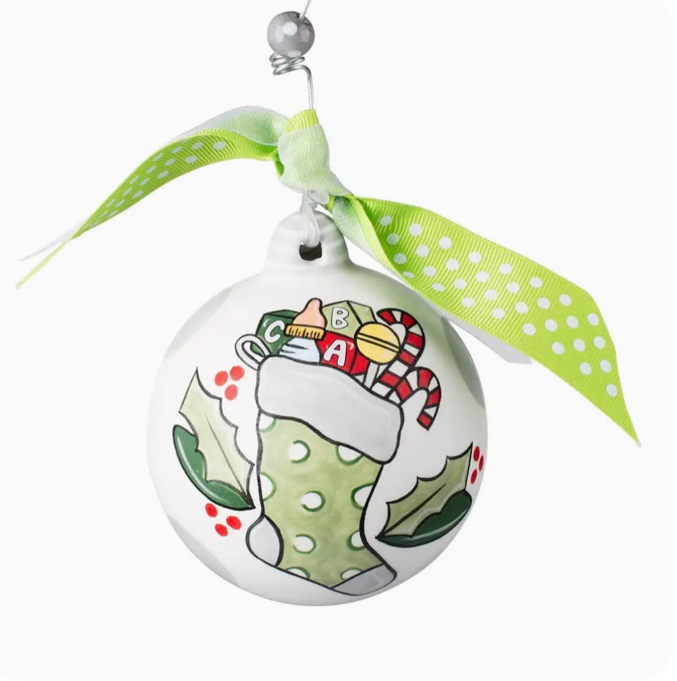 Stocking Baby’s 1st Christmas Ornament