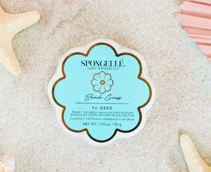 Beach Grass Daisy Spongette| Soap Sponge| Soap Buffer