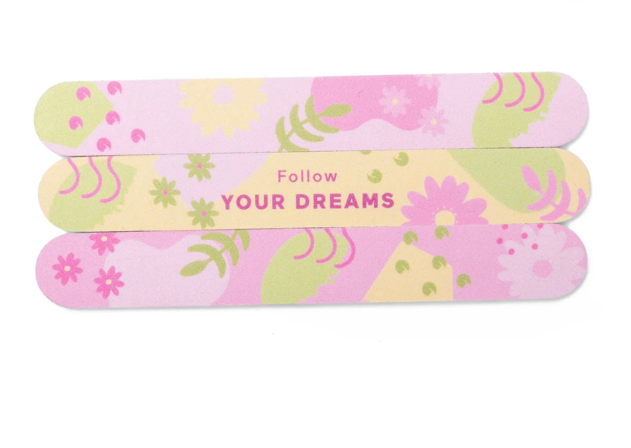 Emery Board Set Luxe Pink