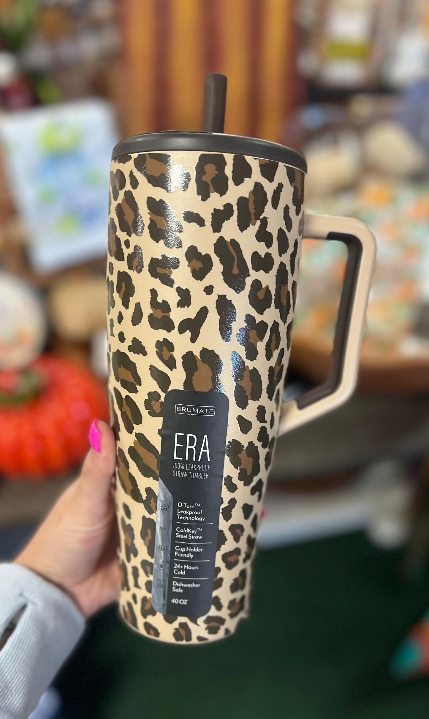 Brumate Era 40oz- Straw Tumbler- Leopard