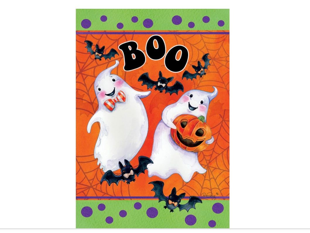 Custom Decor Halloween Ghosts Large Flag