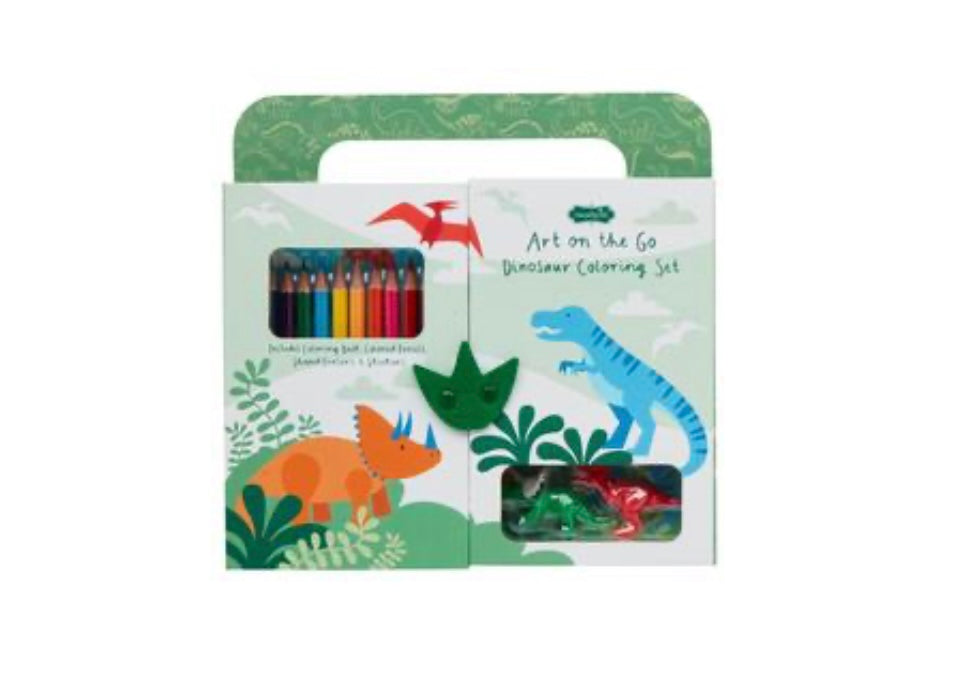 Mud Pie Dino Art On The Go Set