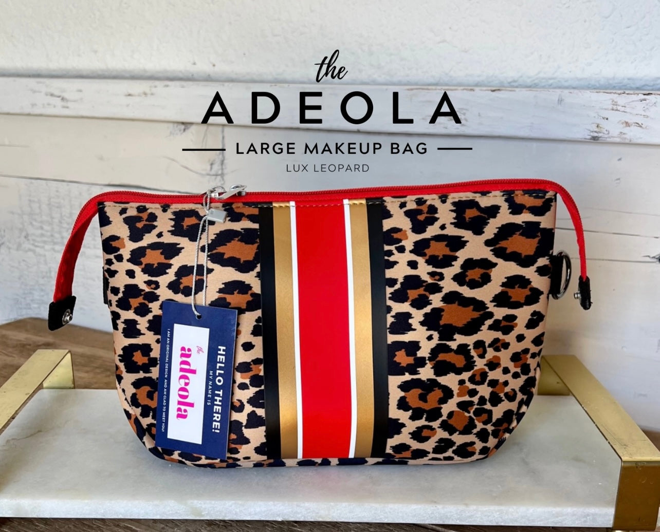 The Adeola Neoprene Large Makeup Bag