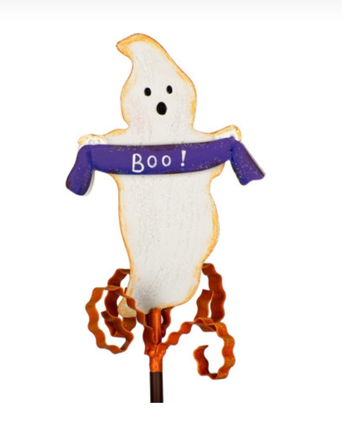 Round Top Collection Boo Ghost Finial