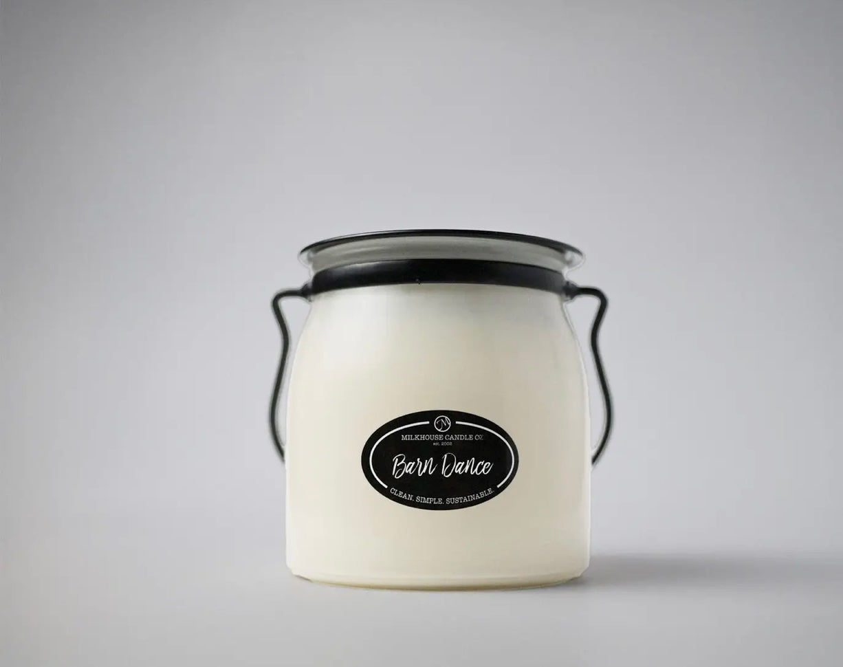 Butter Jar 16 oz: Barn Dance