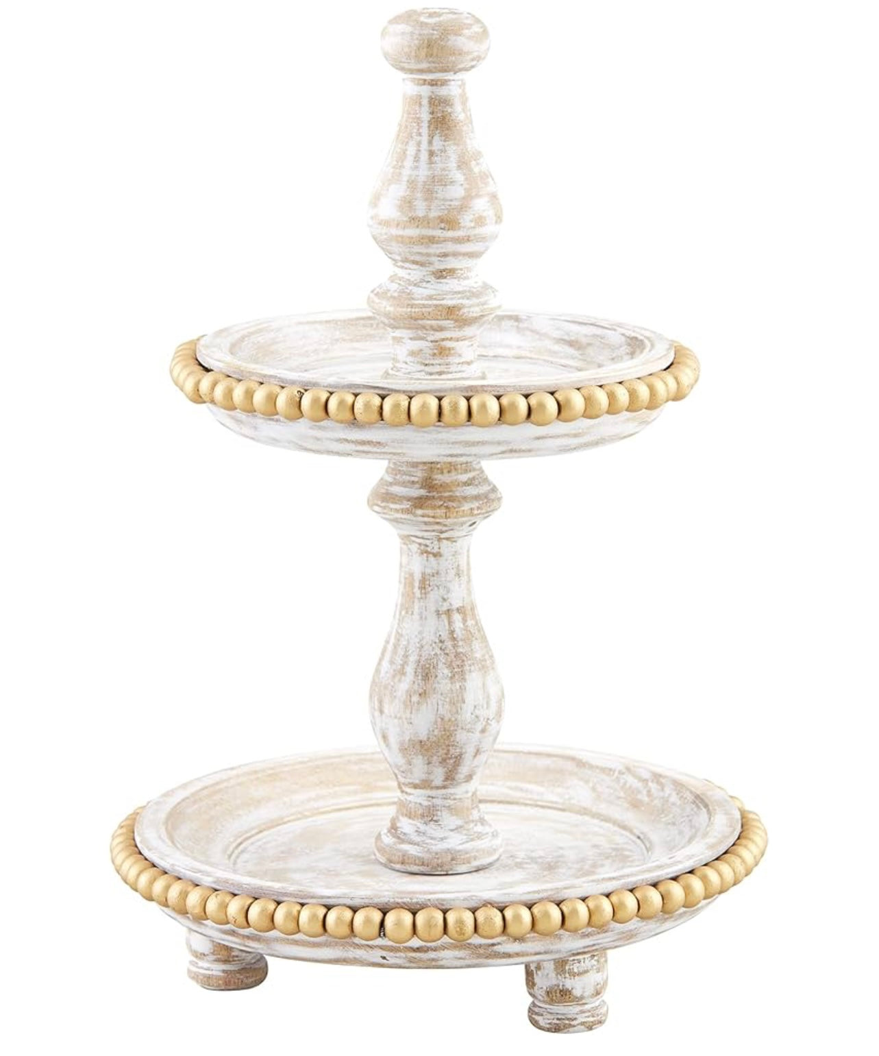 Mini Gold Bead Tiered Server