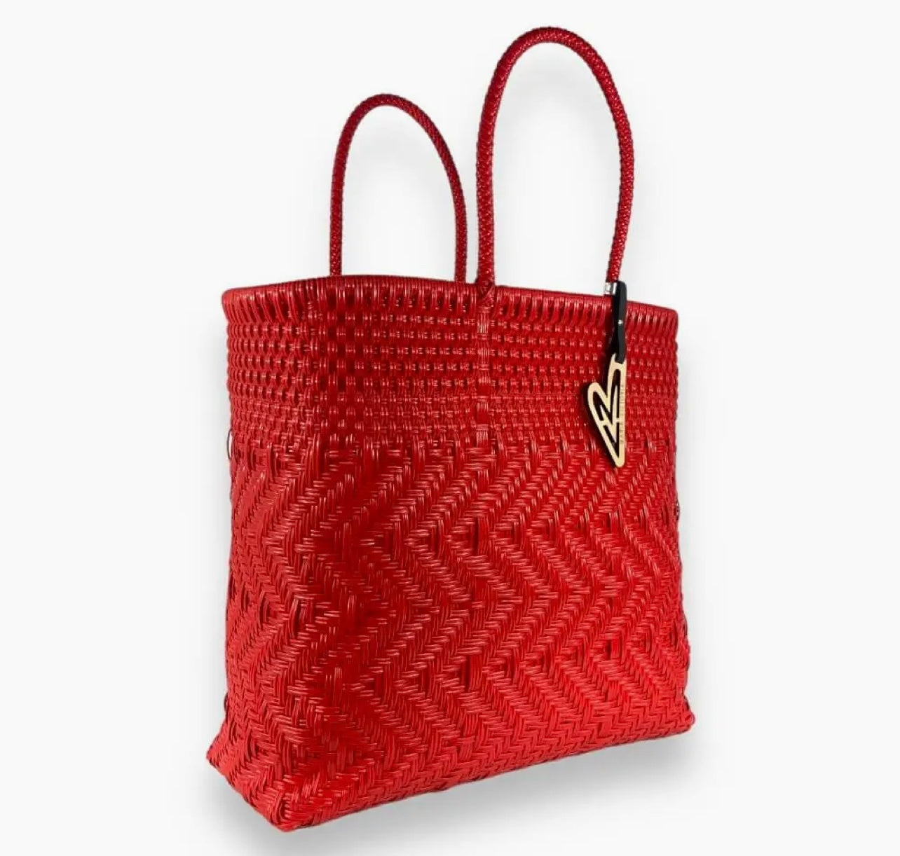 Maria Victoria | Women's Large Tote Bag | or Saturated Red