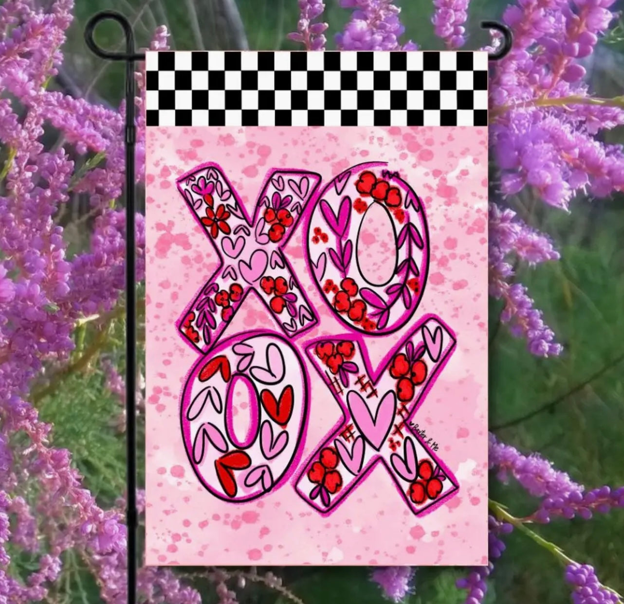 XOXO Garden Flag
