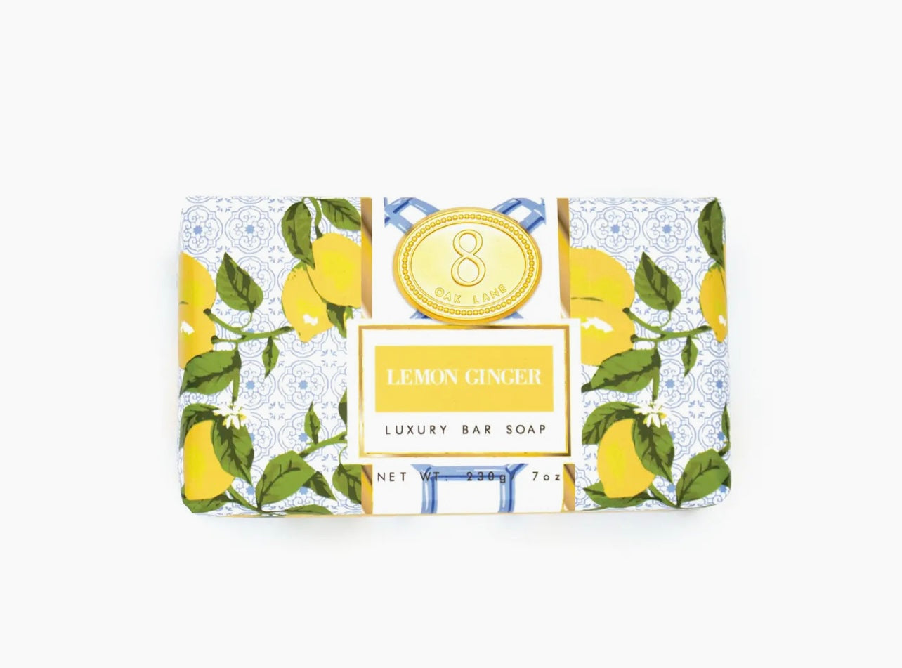 Lemon Ginger Wrapped Bar Soap