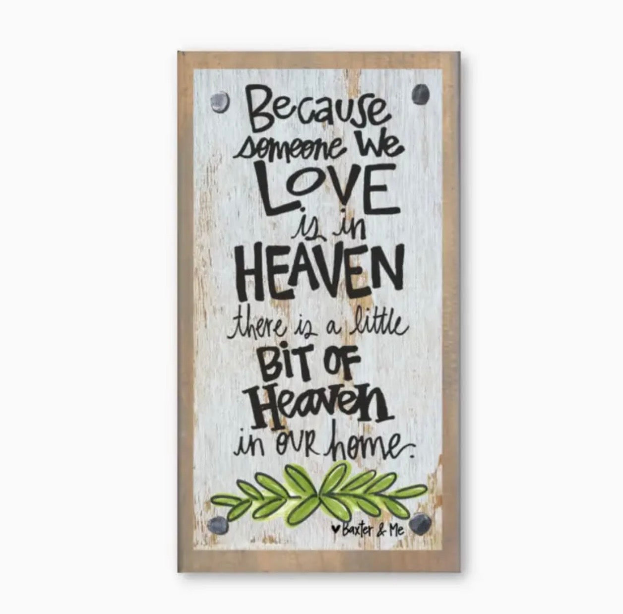 Heaven Driftwood Happy Block