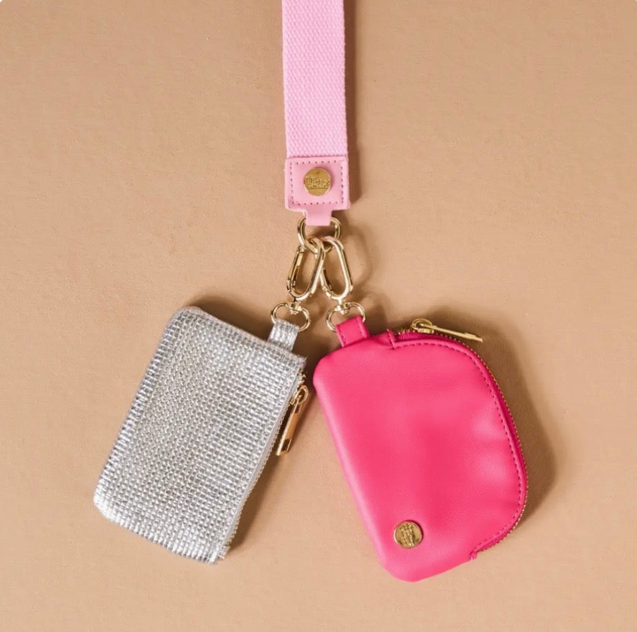 Dynamic Duo Pouch Luxe Wristlet Kiss & Tell