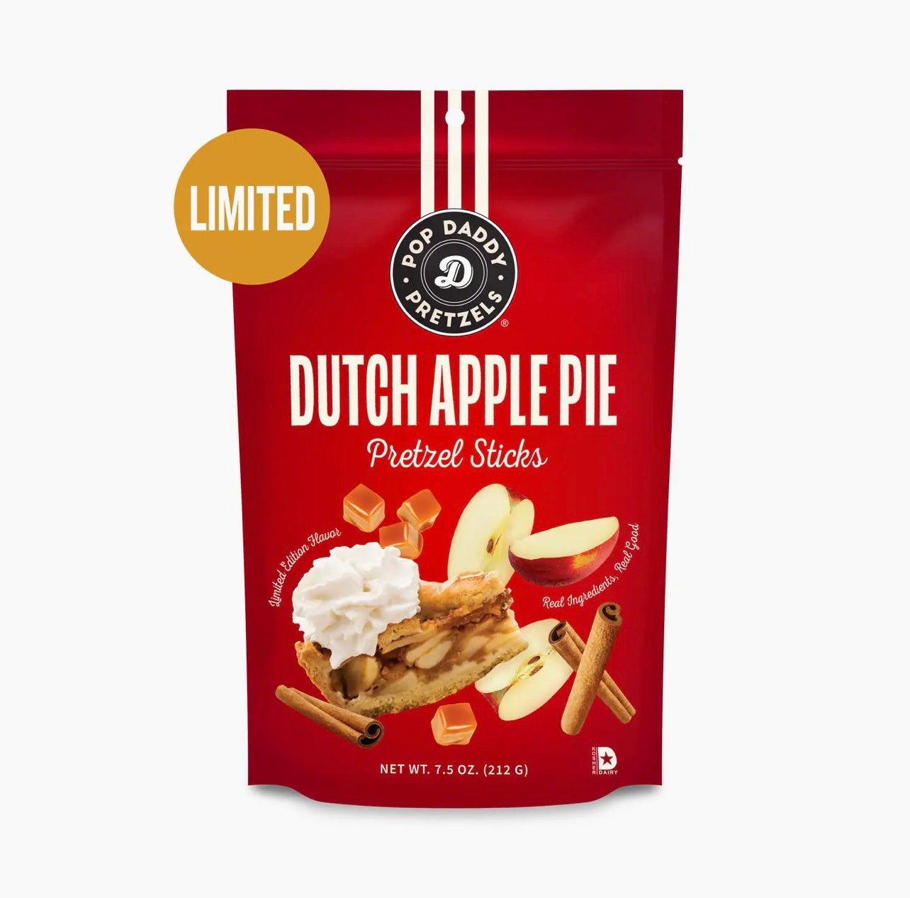 Pop Daddy Pretzels Dutch Apple Pie 7.5oz