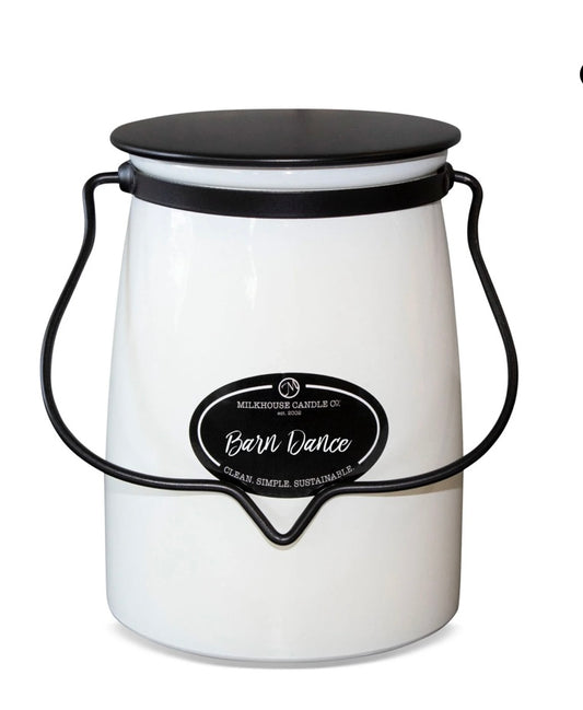 Butter Jar 22 oz: Barn Dance