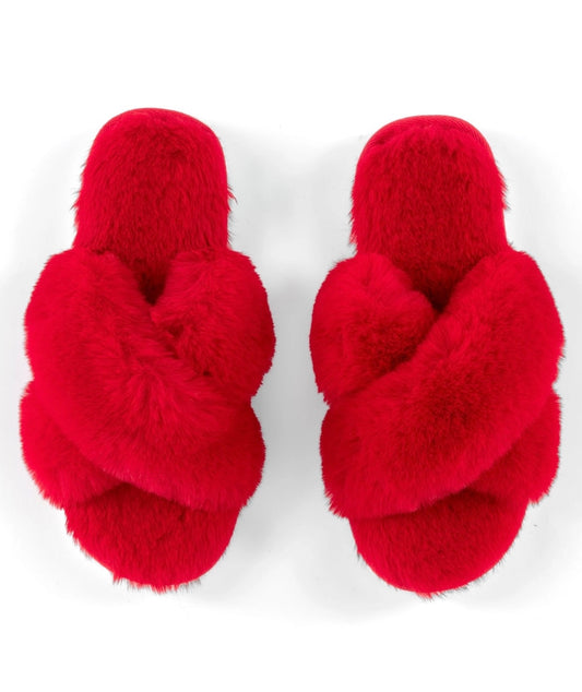 Christina Slippers Red L/XL