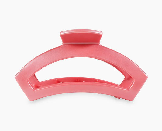 Teleties Calming Coral Flat Clip- Small