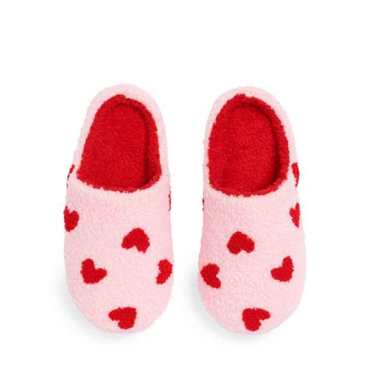 Heart Slippers Blush S/M