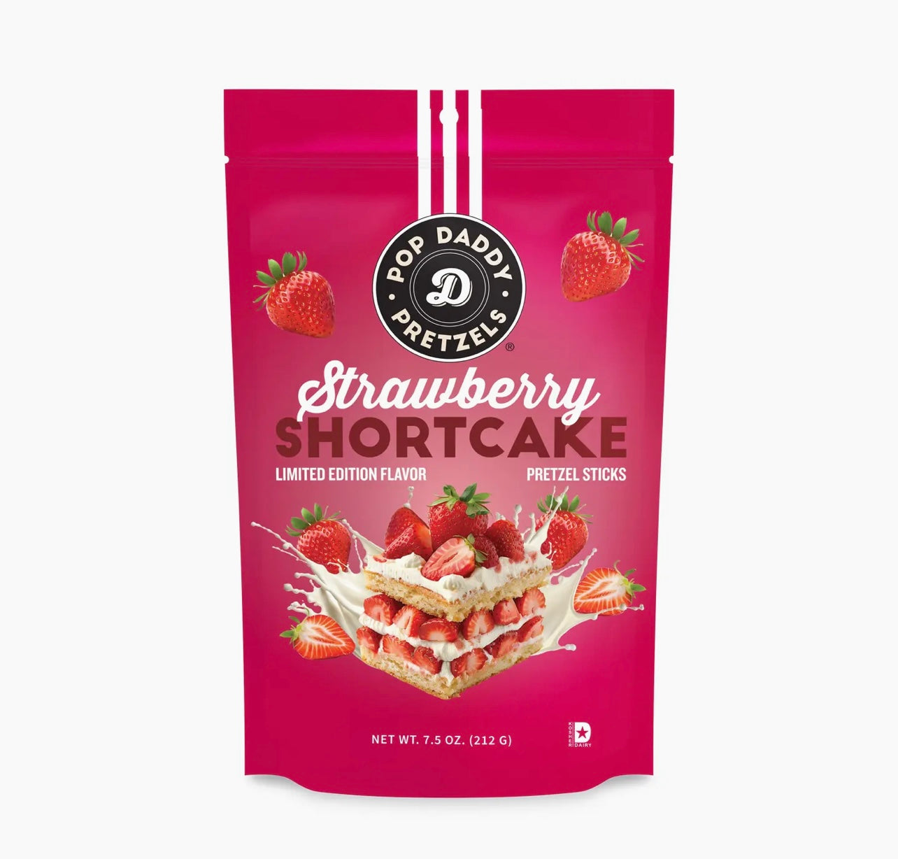 Pop Daddy Pretzels Strawberry Shortcake 7.5oz