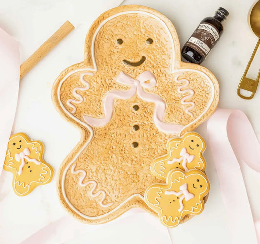 8 Oak Lane Gingerbread Platter