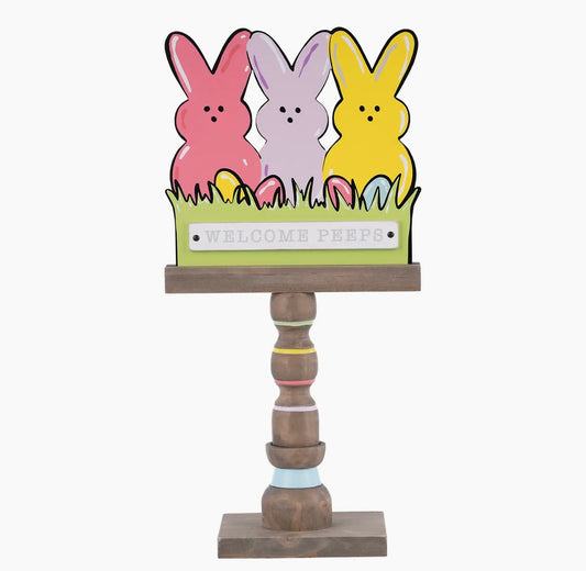 Three Silly Peeps Easter Stand