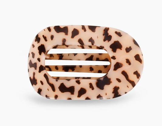 Teleties Blonde Tortoise Flat Clip- Medium