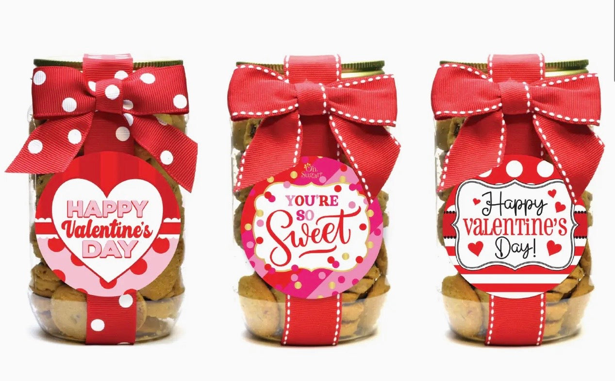 Oh Sugar Valentines Cookies Pint Jar