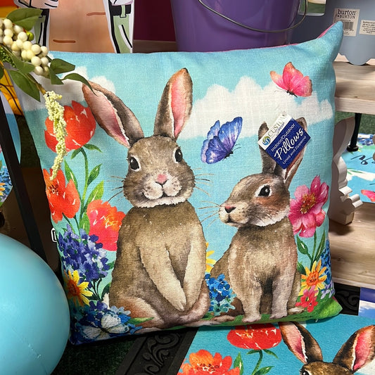 CD Brown Bunnies Pillow
